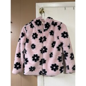 Fuzzy Young Hearts Zip Up